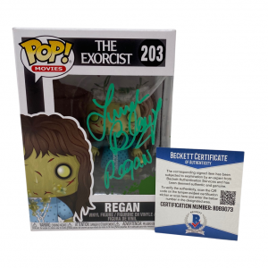 Linda Blair Signed Autographed The Exorcist Funko Pop Regan Proof Beckett COA
