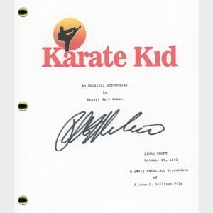 Ralph Macchio Signed Autographed The Karate Kid Movie Script Screenplay ACOA COA