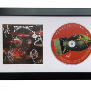 Escape The Fate Band Signed Autographed Chemical Warfare Framed CD Display COA
