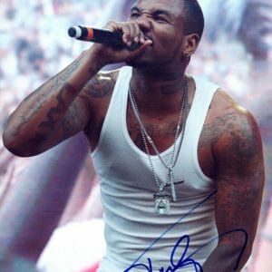 The Game Rapper Signed Autographed 8x10 Photo Hip Hop Jayceon Taylor Beckett COA