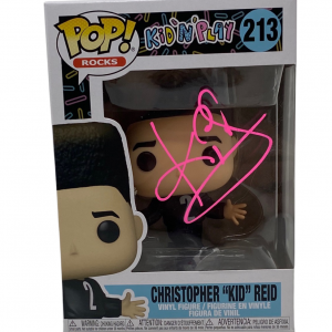 Christopher Kid Reid Signed Autograph Funko Pop Kid 'N Play Rapper Beckett COA