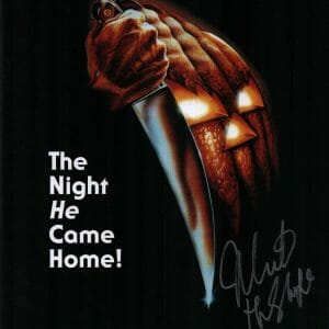 Nick Castle Signed Halloween 11x17 Movie Poster Photo Michael Myers Beckett COA