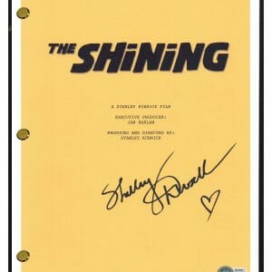 Shelley Duvall Signed Autograph The Shining Movie Script Screenplay Beckett COA