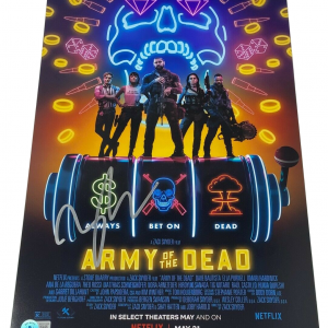 Zack Snyder Signed Autographed Army of The Dead 11x17 Movie Poster Beckett COA