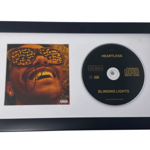 The Weeknd Signed Autograph Heartless Frame CD Abel Tesfaye After Hours ACOA COA
