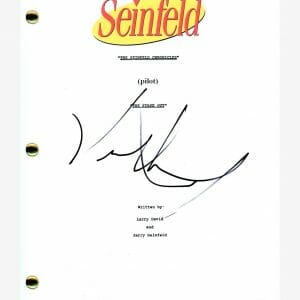 Jason Alexander Signed Autograph Seinfeld Pilot Script Full Screenplay ACOA COA