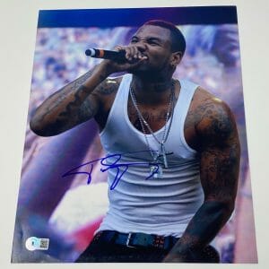 The Game Signed Autographed 11x14 Photo Jayceon Taylor Rapper Beckett COA
