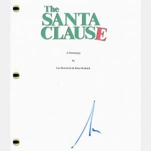 Tim Allen Signed Autographed The Santa Clause Movie Script Screenplay ACOA COA