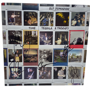 Old Dominion Signed Autographed Time Tequila & Therapy Vinyl Record LP Album COA