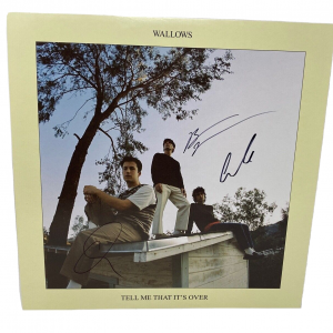 Wallows Signed Tell Me That It's Over Insert Yellow Vinyl LP Dylan Minnette COA