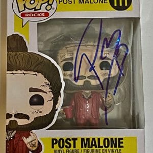 Post Malone Signed Autographed Funko Pop Figure #111 BAS Beckett COA