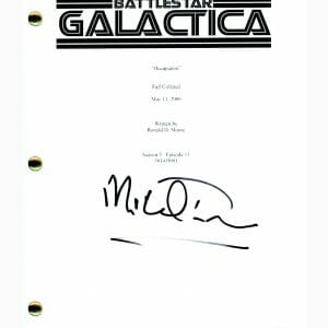 Michael Trucco Signed Autograph Battlestar Galactica Occupation Script ACOA COA