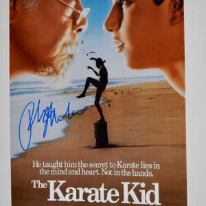 Ralph Macchio Signed Autographed The Karate Kid 11x17 Movie Poster Beckett COA