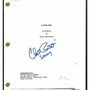 Chazz Palminteri Signed A Bronx Tale Movie Script Screenplay Proof Beckett COA