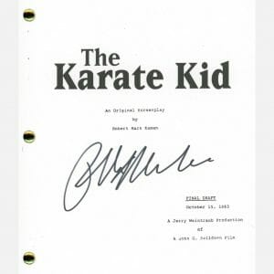 Ralph Macchio Signed Autographed The Karate Kid Movie Script Screenplay ACOA COA