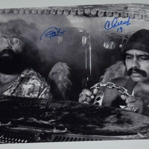 Cheech Marin & Tommy Chong Signed Autograph 11x14 Photo Up In Smoke Beckett COA