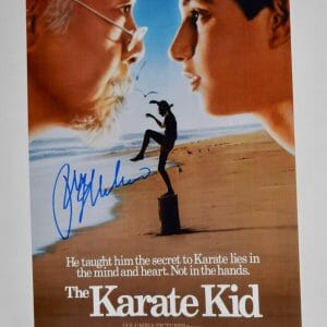 Ralph Macchio Signed The Karate Kid 11x17 Movie Poster Cobra Kai Beckett COA