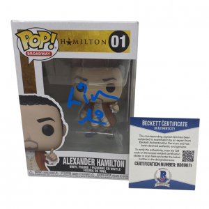 Lin Manuel Miranda Signed Autographed Alexander Hamilton Funko Pop Beckett COA