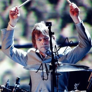 Zak Starkey Signed Autographed 8x10 Photo The Who Oasis Drummer Beckett COA