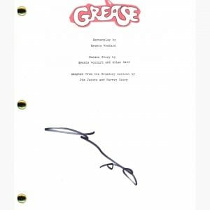 John Travolta Signed Autographed Grease Movie Script Screenplay ACOA COA