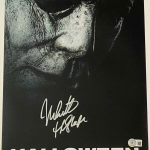 Nick Castle Signed Autographed 11x14 Photo Halloween Michael Myers Beckett COA