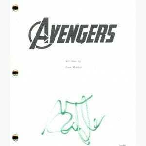 Mark Ruffalo Signed Autographed The Avengers Movie Script Screenplay ACOA COA
