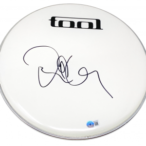 Danny Carey Tool Signed Autographed 13" Drumhead Drummer Beckett COA