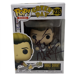 Mike Dirnt Signed Autographed Funko Pop Figure Green Day Beckett BAS COA