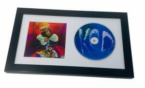 J. COLE SIGNED AUTOGRAPHED KOD FRAMED CD COVER DISPLAY RAPPER BECKETT BAS COA COLLECTIBLE MEMORABILIA