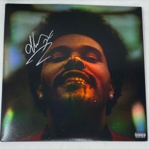 The Weeknd Signed After Hours Holographic Vinyl Album Full Autograph Beckett COA