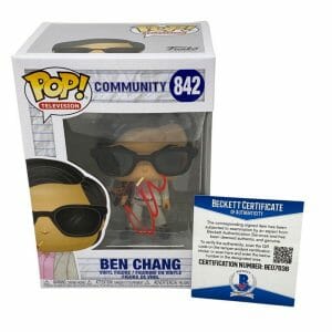 Ken Jeong Signed Autographed Funko Pop Figure Ben Chang Community Beckett COA