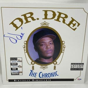 Dr. Dre Signed Autographed The Chronic Vinyl Record Album LP N.W.A.PSA/DNA COA