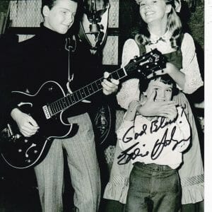 EDDIE HODGES signed (HUCKLEBERRY FIIN) Star Singer 8X10 BECKETT BAS BG89142