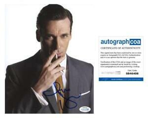 Jon Hamm "Mad Men" AUTOGRAPH Signed 'Don Draper' 8x10 Photo B ACOA