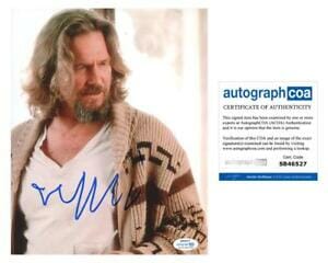 Jeff Bridges "The Big Lebowski" AUTOGRAPH Signed 'The Dude' 8x10 Photo ACOA