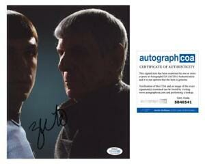 Zachary Quinto "Star Trek" AUTOGRAPH Signed 'Spock' 8x10 Photo B ACOA