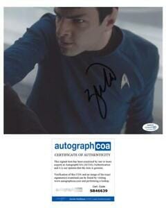 Zachary Quinto "Star Trek" AUTOGRAPH Signed 'Spock' 8x10 Photo D ACOA