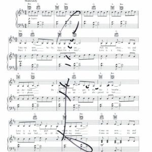PATTI SMITH SIGNED AUTOGRAPH BECAUSE THE NIGHT SHEET MUSIC W/ BRUCE SPRINGSTEEN