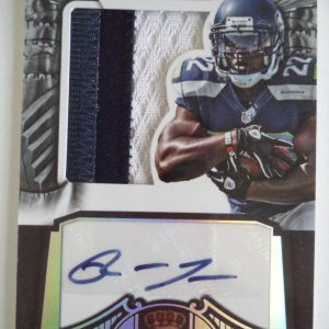 2012 CROWN ROYALE ROBERT TURBIN 3 COLOR PATCH AUTOGRAPHED AUTO /149 CARD