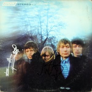 Rolling Stones Keith Richards & Charlie Watts Signed Album Cover W/ Vinyl BAS