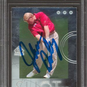 John Daly Authentic Signed 2001 SP Authentic Shotmakers #S7 Card BAS Slabbed
