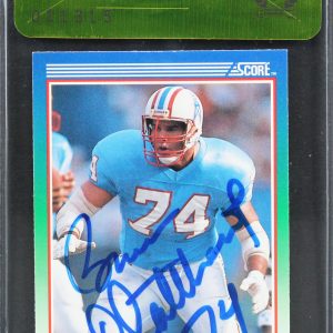 Oilers Bruce Matthews Authentic Signed 1990 Score #93 Card BAS #11315