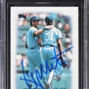 Royals George Brett Authentic Signed 1988 Topps #141 Card Autographed BAS Slab