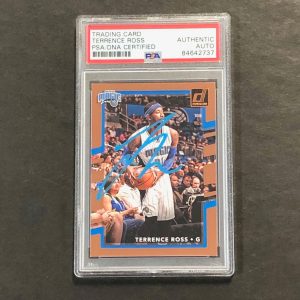 2017-18 Donruss #107 Terrence Ross Signed Card AUTO PSA Slabbed Magic