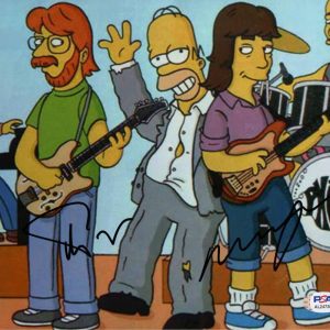 TREY ANASTASIO & MIKE GORDON SIGNED AUTOGRAPH 8X10 PHOTO SIMPSONS PHISH PSA COA