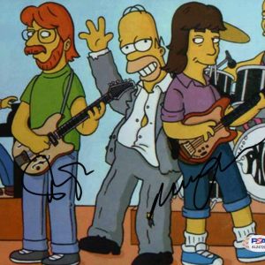 TREY ANASTASIO & MIKE GORDON SIGNED AUTOGRAPH 8X10 PHOTO SIMPSONS PHISH W/ PSA