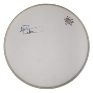DAVE MATTHEWS SIGNED AUTOGRAPH 14" DRUMHEAD - BEFORE THESE CROWDED STREETS JSA