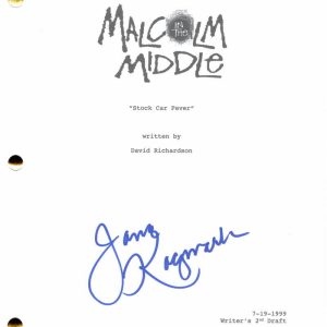 JANE KACZMAREK SIGNED AUTOGRAPH MALCOLM IN THE MIDDLE FULL EPISODE SCRIPT - RARE