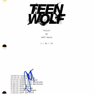 COLTON HAYNES SIGNED AUTOGRAPH TEEN WOLF FULL PILOT SCRIPT - JACKSON WHITTEMORE