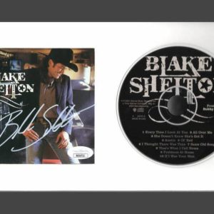 BLAKE SHELTON SIGNED AUTOGRAPH FRAMED CD DISPLAY - READY TO HANG! RARE! JSA COA